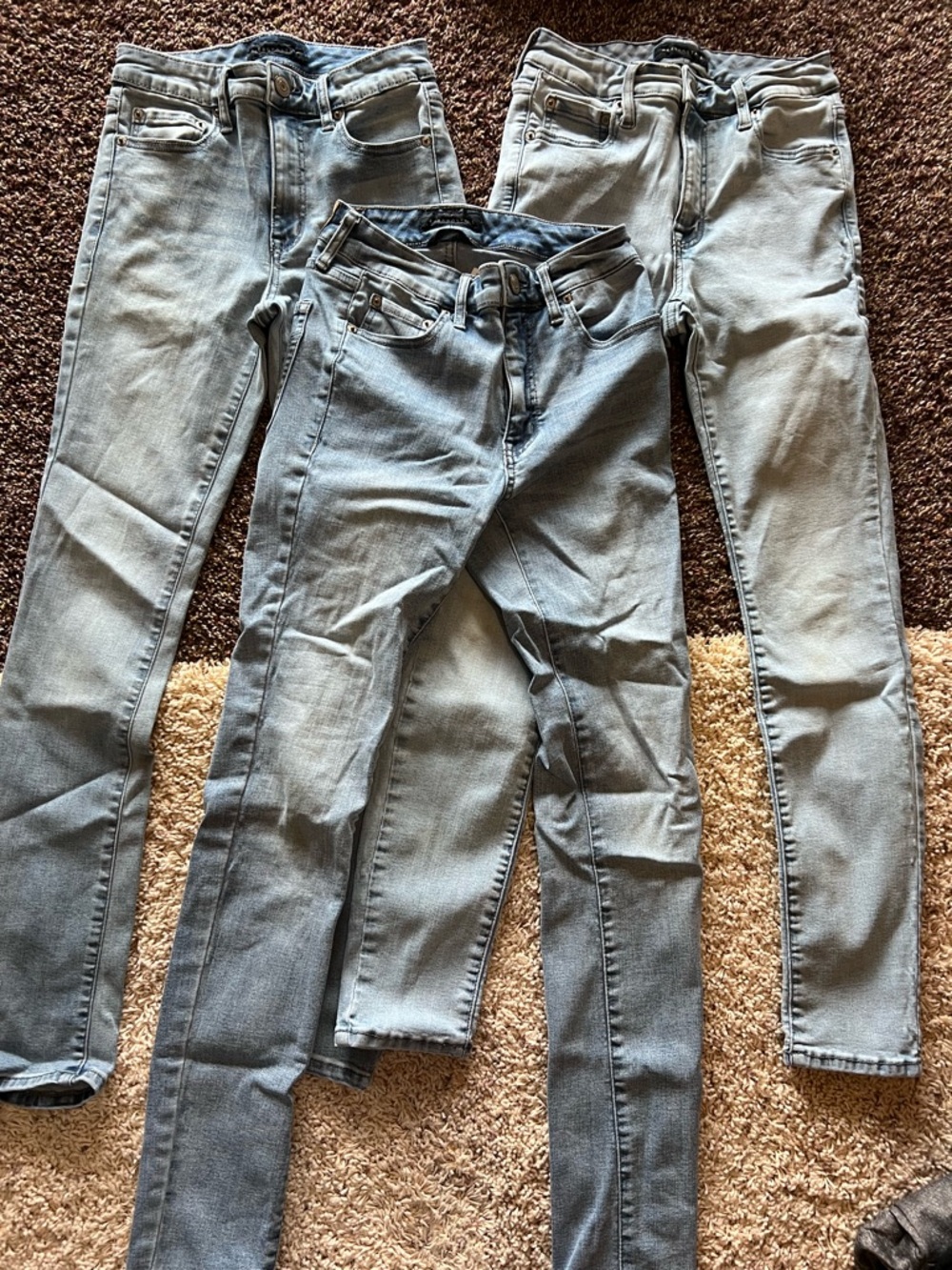 Aeropostale high rise jegging lot of 3 pairs